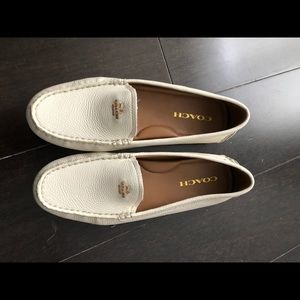 Coach leather loafers